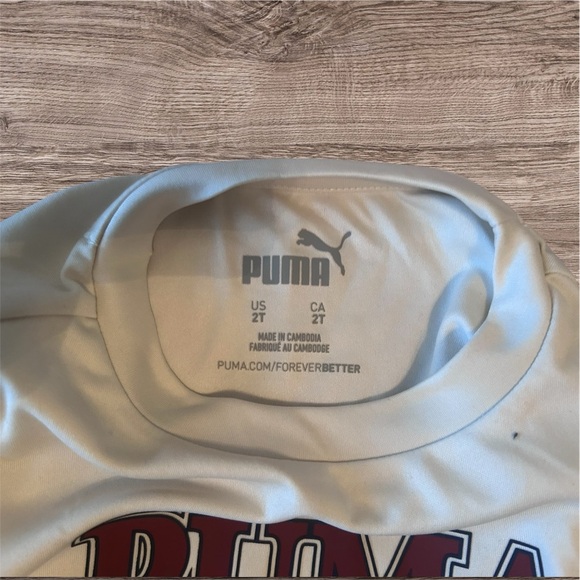 Puma Cream Graphic T-Shirt - Picture 4 of 7